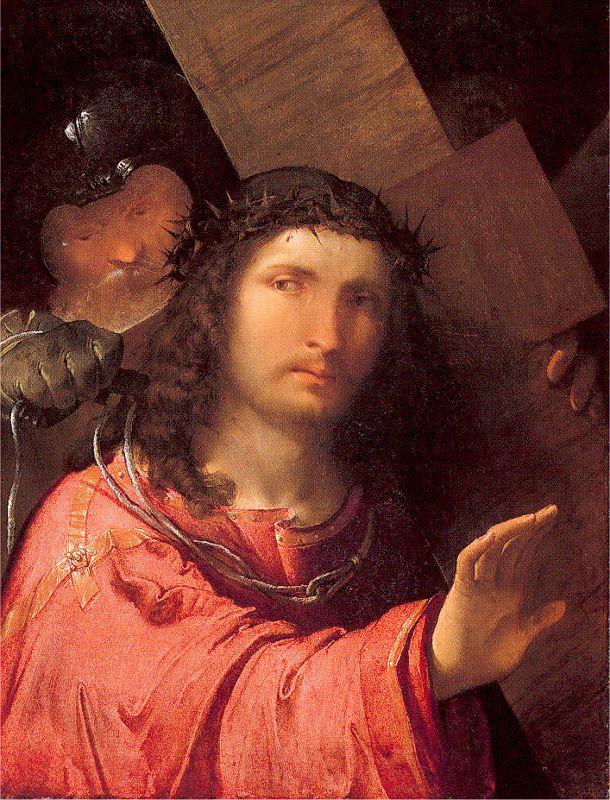 Melone, Altobello Christ Carrying the Cross France oil painting art